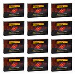 Flamefast Firelighters Starter Blocks, Quick Start, Eco Barbecue, Wood Burner, Open Fire - 12 Packs of 24 (288 firelighters)