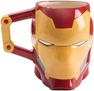 Vandor 26801 Marvel Iron-Man Shaped Ceramic Soup Coffee Mug, 20 oz, Multicolor