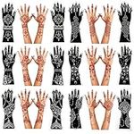 Large Henna Tattoo Stencil Kit,12 S