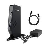 WAVLINK USB C Universal Laptop Docking Station with 60W,Dual 4K @60Hz Monitor for USB-C and USB 3.0,Compatible with Windows, Mac, and Chrome(2 HDMI,2 DP, 6xUSB, LAN, Audio)