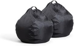 Big Joe Classic Beanbag Teardrop 2 Pack Smartmax Black