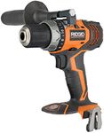 Ridgid R86008 18V Cordless Compact 2-Speed Drill Driver - Power Tool and Side Handle Only (Battery and Charger Not Included)