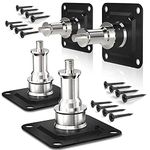 LimoStudio [4-Pack] Wall and Ceiling Mount with 5/8” Stud and 1/4" Thread with Screws for Photo Studio and Video Shooting, AGG3212