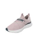 Puma Womens Softride Harmony Slip WNS Mauve Mist-Gray Skies-White Running Shoe - 8 UK (37960605)