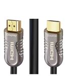 4K Fiber Optic HDMI Cable 15M HDMI Lead-Ultra High-Speed 18Gbps v2.0b Cord Support 4K@60Hz, 4:4:4, 3D/ 4K HDR HDCP 2.2, Video UHD 2160p, HD 1080p, Roku Box, Xbox One X, Home Theater, PS4, PS3 - IBRA