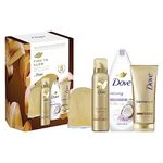 Dove Time to Glow Gradual Self Tan Collection Set with a Tan Applicator for Her 3 Piece