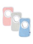 Mi Arcus Feeding, Drool Bibs for Baby Boys, Girls, Newborns, and Toddlers,0-3 Months,Cotton,Gifting/Pack of 3/Adjustable