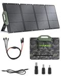 EASYLONGER 110W Foldable Solar Panel ESP110, Portable Solar Charger for ES960, ES720, ES400 AIR, Power Station, Camping, Fishing, Outdoor, RV and More