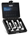 Orion Motor Tech 1/2" Dr Diesel Injector Line Socket Wrench Set, 6pc 12pt Diesel Fuel Line Socket Set with 12 14 16 17 18 19mm Wrenches, L-Type Diesel Mechanic Tool for Dismantling Fuel Line with Case
