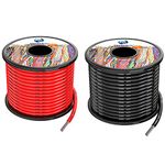 3.3mm² 12awg Silicone Electrical wire Cable 20Meters [Black 10Meters Red 10Meters] 12 Gauge Separete wire Hook Up oxygen free Stranded Tinned copper wire High Temperature Resistance Spool