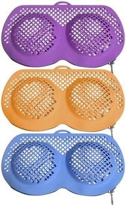 Silicone Bra Washing Bags for Laundry, 3 Pack Lingerie Laundry Mesh Bags, Keep Shape Delicate Wash Bra Bags Prevent Damage, Socks, Underwear, Protective Wash Bags with Lockable Zipper