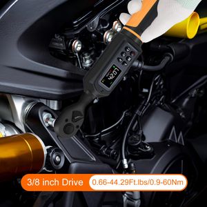 Uharbour Digital Torque Wrench 3/8" Drive – 0.9-60Nm, Dual Direction, LED Alarm