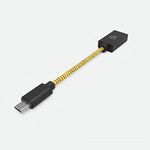 iFi Micro OTG 3.0 Cable/Durable Braided Micro USB/Compatible with Console, Android, Cameras, Microphones, Cars, Controllers/USB 3.0 Superfast speed/Audiophile Quality