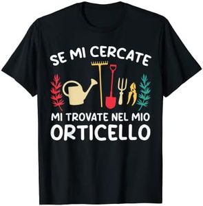 Frase Divertente Giardino Giardiniere Pianta Orto Uomo Donna Maglietta