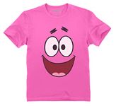 Spongebob Shirt Patrick Star Nickelodeon Halloween Costume Youth Kids T-Shirt Small Pink