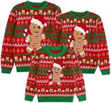 Simplee kids Ugly Christmas Sweater Family Matching Outfits for Baby Boy Toddler Girl Holiday Party Knitted Pullover