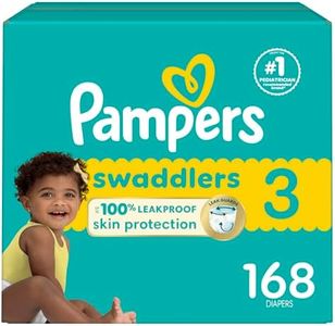 Pampers Swaddlers Diapers - Size 3, 168 Count, Ultra Soft Disposable Baby Diapers