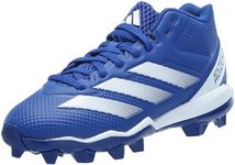 adidas Adizero Impact.2 Molded American Football Sneaker, Team Royal Blue/White/Team Royal Blue, 5 US Unisex Big Kid