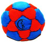 PRO 32燩anel Hacky Sack (Blue/Red) Pro style Footbag Hacky Sack for Beginners and Professionals�營deal for stationery, Catch, delays and Kicks.