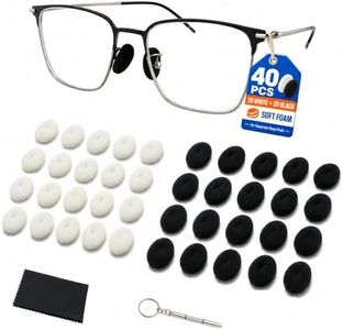 Soft Foam Nose Pad Covers for Glasses, Anti-Slip, 20 Pairs, Soft Cushioning