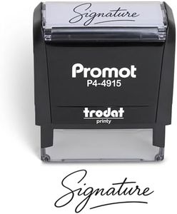 Promot Personalized Signature Stamp - Custom Self Inking Stamp with Your Handwritten Signature, Easy Stampers & Professional Impressions for Business, Legal, and Personal Documents (Extra Large)
