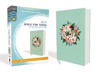 NIV, Bible for Teens, Thinline Edition, Cloth over Board, Floral, Red Letter, Comfort Print