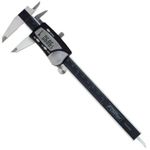 Fowler Full Warranty Stainless Steel Frame Absolute Economy Digital Caliper, 54-100-000-2, 0-6" Measuring Range, 0.117" Jaw Thickness, 1.56" External Jaw Length, 0.635" Internal Jaw Length