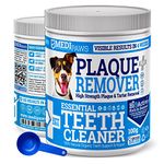 MediPaws® Plaque Off Remover 100g For Dog Teeth & Bad Breath | Just Add To Dog Food - No Need For Toothbrush or Toothpaste | Remove Bad Breath For Cats & Pets