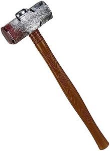BinaryABC Halloween Plastic Hammer Props,Halloween Costume Accessory,Halloween Fancy Dress Costume Party Supplies