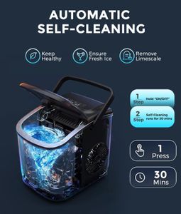 ecozy Countertop Ice Maker – Compact Portable Ice Machine