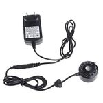 xcluma 24V 12 LED With Adapter Color Changing Ultrasonic Mist Maker Fogger for Water Fountain Incubators Air Humidifier