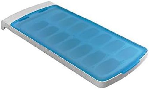 OXO Good Grips No-Spill Ice Cube Tray, White/Blue