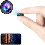 Ultra HD Lens Mini Camera,Mini Camera Spy,WiFi NightSecurity Cam, Mini Wireless Hidden Camera with Night Vision and AI Motion Detection for Home, Office Meetings Security, Outdoor