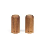 Salter BW12783EU7 Toronto Salt & Pepper Shakers - Set of 2 Spice Shaker, Acacia Wood, Lightweight, Compact, Refillable Seasoning Dispenser, Mills Unfilled, Approx. 30g Ground Salt & Pepper Capacity