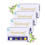 Pil Acneguard Soap | Clears Acne, Pimples, Clogged Pores | For Face And Body | Perfect Blend Of Natural Ingredients | Deeply Cleanses | Gentle | Refreshing (75gm Each, Pack of 4)
