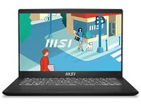 MSI Modern 14 C7M-048US 14" Ultra Thin and Light Laptop, AMD Ryzen 7-7730U, UMA Graphics, 16GB DDR4 Memory, 512GB NVMe SSD, Windows 11 Home