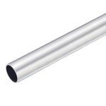 sourcing map 6063 Aluminum Round Tube, 25mm OD 22mm Inner Dia 400mm Length Pipe Tubing for Industry DIY Projects