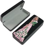5D Diamond Art Painting Eye Glass Case Glasses Storage Box Diamond Painting Sunglass Case for Adults DIY Handmade Diamond Art Glasses Case Craft Gift Travel Sunglass Eyeglasses Box (Beautiful Lady)