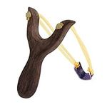 N/A/ Wooden catapult slingshot, Powerful wrist rocket slingshots, Sling Shot High Velocity Catapult, solid classical bow, for fun, camping, hiking, backpacking, outdoor