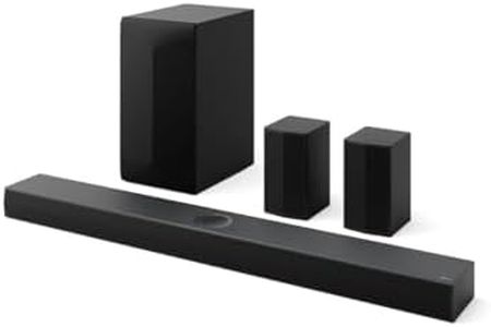 LG S70TR - Smart Sound Bar, 500W Power and 5.1.1 Channels, Wireless Rear Dual Speakers, Surround Sound Dolby Atmos and DTS:X, Hi-Res 24bits/96kHz