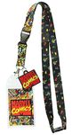 Marvel Comics Page ID Lanyard Badge Holder With 1.5" Rubber Charm Pendant