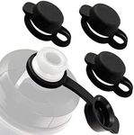 Samorillo [4-Pack] Mud Caps for CamelBak Bottles - BPA-Free, Phthalate-Free, Lead-Free Silicone Cap/Top - Fits All Podium and Peak Fitness Bottles