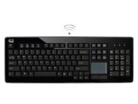 ADESSO Adesso SlimTouch 2.4GHz RF wireless Full size Touchpad keyboard (glazing black color)