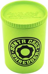 Santa Cruz Shredder Containers for Herbs & Spices Storage, 0.5 Oz UV-Protected Airtight Sealable Container, Ultra-light & Sturdy Jar for Kitchen, Keeps Your Herbs Fresh.