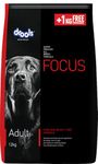 Drools Focus Adult Super Premium Dry Dog Food, 12 kg (+1kg Free Inside) Total 13 Kg Pack | Chicken Flavour | Healthy Digestive System | Bone & Joint Health | Dental Health | Healthy Skin & Coat