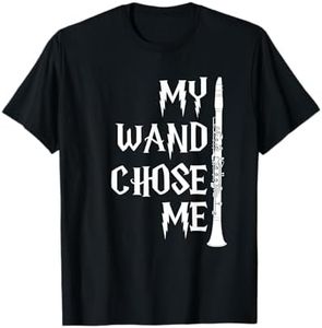 Funny Clarinet Shirt For Clarinet Players - My Wand Chose Me T-Shirt