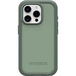 OtterBox iPhone 15 Pro (Only) Defender Series XT Case - EMERALD ISLE (Green), screenless, rugged, snaps to MagSafe, lanyard attachment