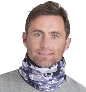 Tough Headwear Winter Neck Gaiters For Men & Women, Fleece Neck Gaiter, Fleece Neck Warmer, Ski Gaiter - Reversible