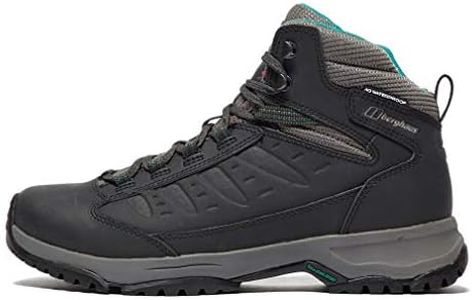 Berghaus Women's Expeditor Ridge 2.0 Waterproof Walking Boots | Breathable | Extra Cushion, Black/Dark Grey, 8 UK