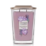 Yankee Candle Square Scented Candle, Velvet Woods, Large 2-Wick